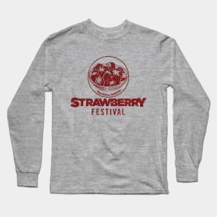 Hawkins Strawberry Festival 1986 Vintage Long Sleeve T-Shirt